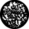 Scrunched - Stock Gobo for Gobo Light Projectors - Choose your size!