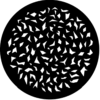 Sharp Breakup (Small) - Stock Gobo for Gobo Light Projectors - Choose your size!