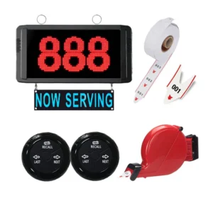 Simple Fast Food Restaurant Wireless Customer Queue Manage System Ticket Dispenser Guest Paging System