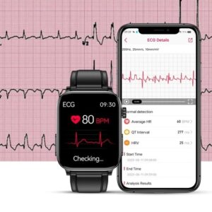 Smart Watch BT Call Health Monitor Smart Watch Multifunctional Health Monitoring High-Clear Screen Long Battery Life IP67 Waterproof for Men and Women