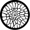 Soft Web - Stock Gobo for Gobo Light Projectors - Choose your size!