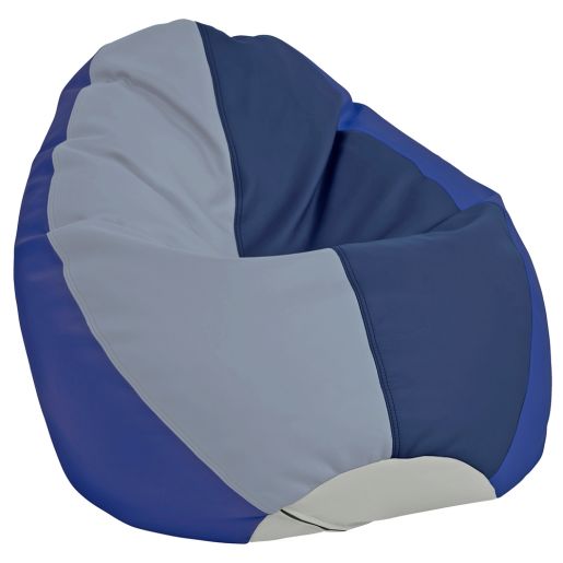 SoftScape Dew Drop Bean Bag - Navy/Powder Blue by Factory Direct Partners SoftScape Dew Drop Bean Bag - Navy/Powder Blue by Factory Direct Partners