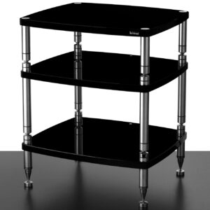 Solidsteel HF-3 Gloss Black High-End Audio Rack