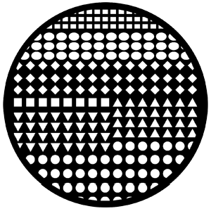 Sonata - Stock Gobo for Gobo Light Projectors - Choose your size!