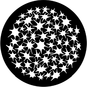 Splat Breakup - Stock Gobo for Gobo Light Projectors - Choose your size!