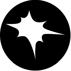 Splat - Stock Gobo for Gobo Light Projectors - Choose your size!
