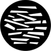 Splinters - Stock Gobo for Gobo Light Projectors - Choose your size!