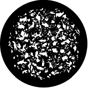 Sponged - Stock Gobo for Gobo Light Projectors - Choose your size!