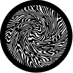 Spun - Stock Gobo for Gobo Light Projectors - Choose your size!