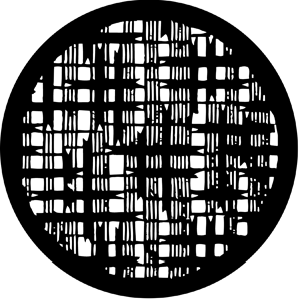 Squares - Stock Gobo for Gobo Light Projectors - Choose your size!