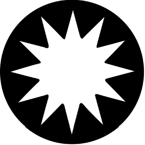 Star A - Stock Gobo for Gobo Light Projectors - Choose your size!