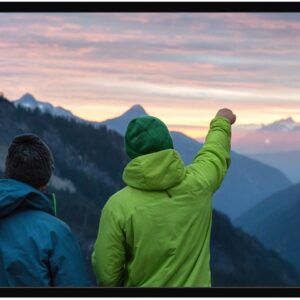 Stewart Filmscreen Cima Neve 100" White Fixed Frame Screen