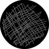 Strand Grid - Stock Gobo for Gobo Light Projectors - Choose your size!
