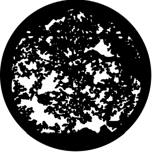 Summer Leaves - Stock Gobo for Gobo Light Projectors - Choose your size!