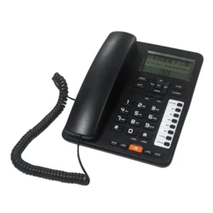 TC6400 Desktop Corded Telephone 2-Line Fixed Landline with Answering System CallerID/Call Waiting Backlit LCD Hold