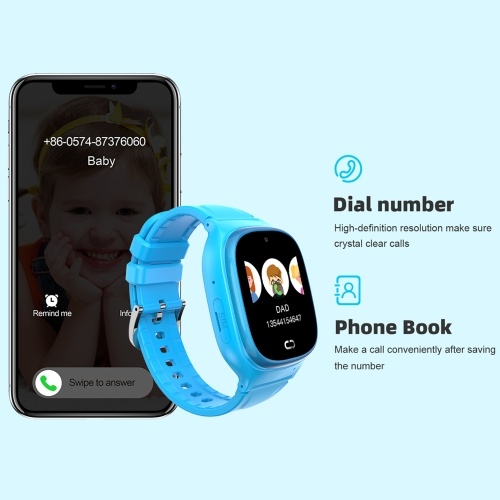 TD-45 2G Kids Smart Phone Watch Children Smartwatch SOS Call Voice Chat IP67 Waterproof with Nano SIM Card Slot LBS Location Camera Clock Silicone Strap Girls Boys Toys Gifts TD-45 2G Kids Smart Phone Watch Children Smartwatch SOS Call Voice Chat IP67 Waterproof with Nano SIM Card Slot LBS Location Camera Clock Silicone Strap Girls Boys Toys Gifts
