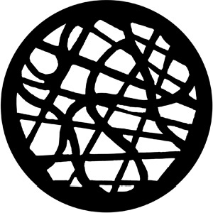 Tangle - Stock Gobo for Gobo Light Projectors - Choose your size!