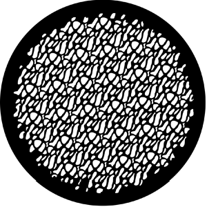 Tangles - Stock Gobo for Gobo Light Projectors - Choose your size!