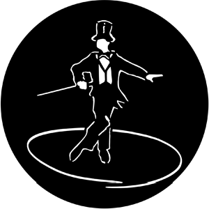 Tap Dancing - Stock Gobo for Gobo Light Projectors - Choose your size!