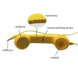 Telephone Handset Comfort Handsets Receiver Wired Phone Receivers