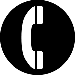 Telephone - Stock Gobo for Gobo Light Projectors - Choose your size!