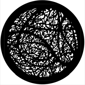 Thornery C - Stock Gobo for Gobo Light Projectors - Choose your size!