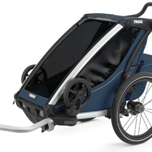 Thule Chariot Cross 1 Multisport Trailer + Stroller - Majolica Blue