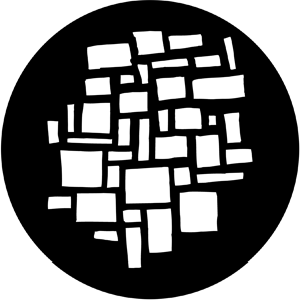Tiles - Stock Gobo for Gobo Light Projectors - Choose your size!