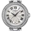 Tissot Bellissima Small Lady White MOP Dial Silver-Tone SS Bracelet Watch, 26mm