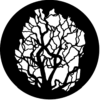 Tree 5 - Stock Gobo for Gobo Light Projectors - Choose your size!