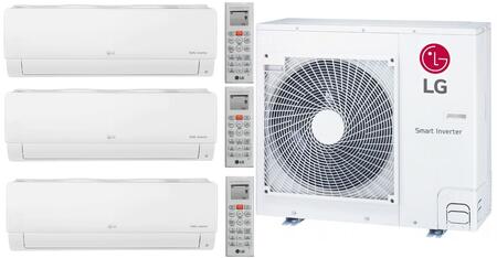 Triple Zone Mini Split Air Conditioner System with 25000 BTU Cooling Capacity 3 Indoor Units and Outdoor Triple Zone Mini Split Air Conditioner System with 25000 BTU Cooling Capacity 3 Indoor Units and Outdoor