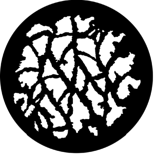 Twigs - Stock Gobo for Gobo Light Projectors - Choose your size!