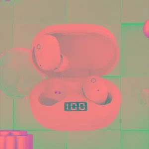 Ultimate Wireless Audio Experience with In-Ear Bluetooth Earphones and LED Smart Display