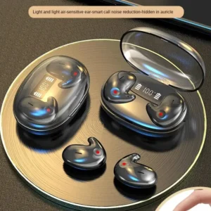 Ultra-thin Sleep Invisible Wireless Bluetooth Earbuds Tiny Hidden Ear Mini Headphones Cancelling Noise With In Work Mic Hea N6j8