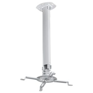 Universal Projector Ceiling Mount - White