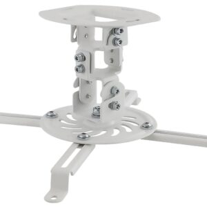 Universal Projector Ceiling Mount - White