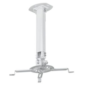 Universal Projector Ceiling Mount - White