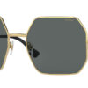 Versace VE2248 Gold Polarized Sunglasses w/ Dark Grey Lenses, 58mm