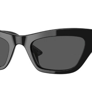 Versace VE4419 Cat Eye Sunglasses, Dark Grey Lenses, 52mm