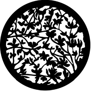 Vine Leaves - Stock Gobo for Gobo Light Projectors - Choose your size!