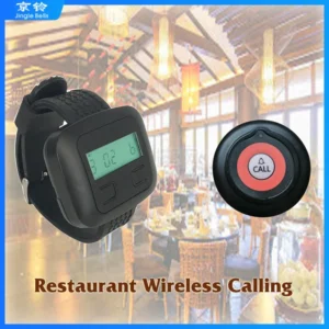 Waiter Call Button Hookah Professional Design Transmitter And Wristwatch Pager Receiver Ristorante Support Customer Contact