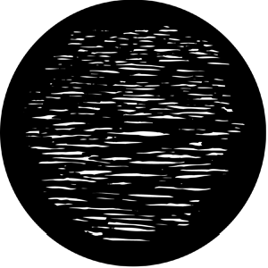 Water 1 - Stock Gobo for Gobo Light Projectors - Choose your size!