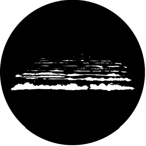 Water 2 - Stock Gobo for Gobo Light Projectors - Choose your size!