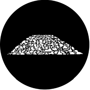Water 3 - Stock Gobo for Gobo Light Projectors - Choose your size!