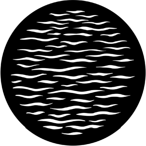 Water 4 - Stock Gobo for Gobo Light Projectors - Choose your size!