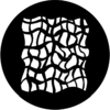 Water Lines - Stock Gobo for Gobo Light Projectors - Choose your size!