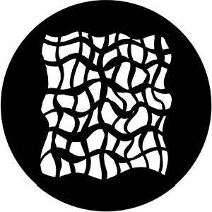 Water Lines - Stock Gobo for Gobo Light Projectors - Choose your size!