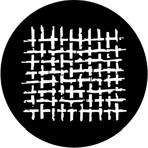 Weave - Stock Gobo for Gobo Light Projectors - Choose your size!