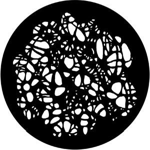 Web - Stock Gobo for Gobo Light Projectors - Choose your size!