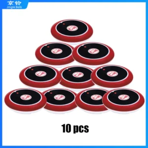 Wireless Restaurant Equipments Systems Button Pager Transmitter for Cafe Hookah Waiter Call Table Service